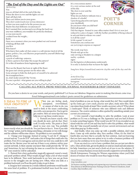 summer 2016 pg 12Poetry corner