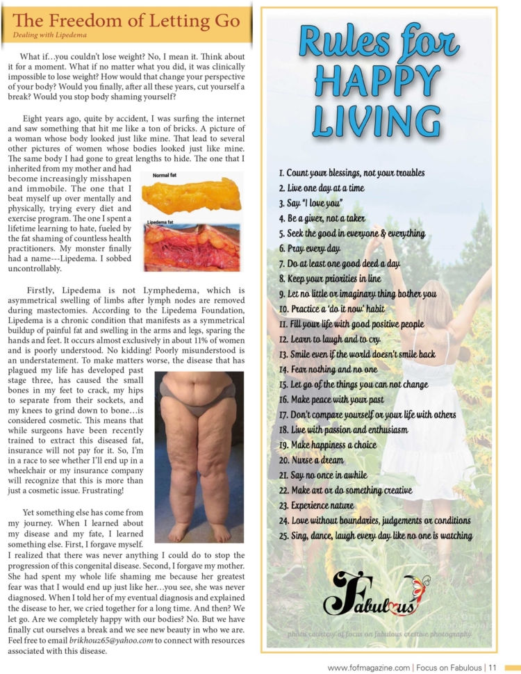Fall 2019 pg 11 Freedom of letting go