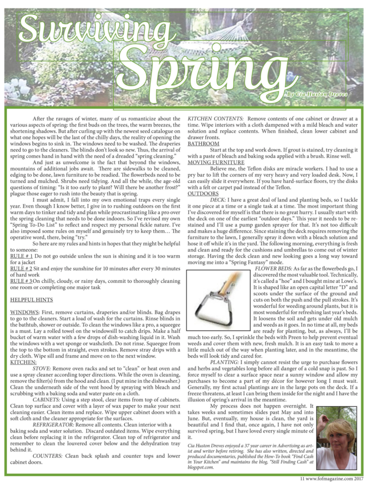 Spring 2017 page 11 Surviving Spring