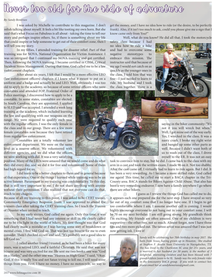 spring 2017 page 18 never too old for the ride of adventure